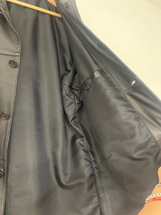 Chaqueta de piel para hombre.