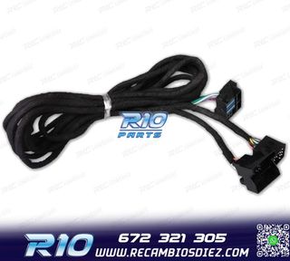 CABLE DE 6 METROS ISO COCHES PARA BMW CON CONEXIÓN EN EL MA