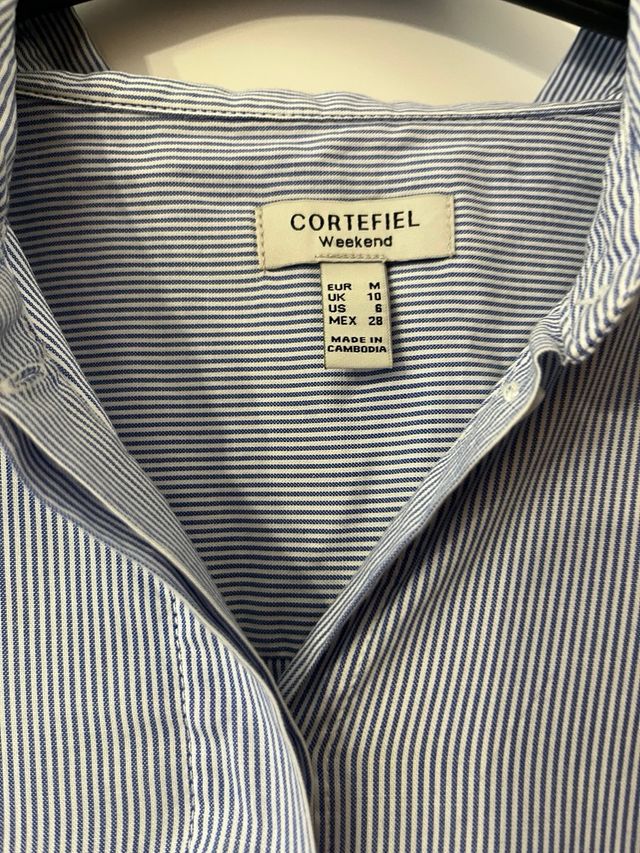 Camisa Cortefiel mujer Talla M Rayas