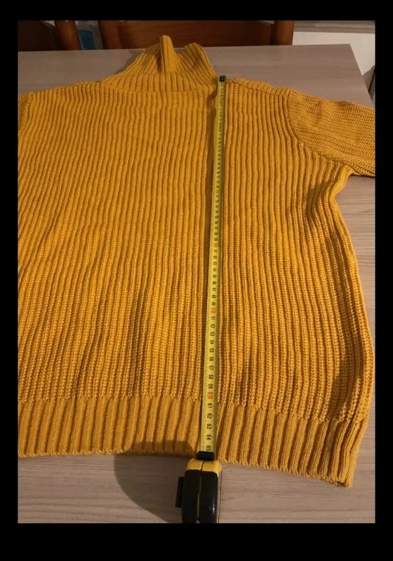 Maglione Dolcevita Giallo XL
