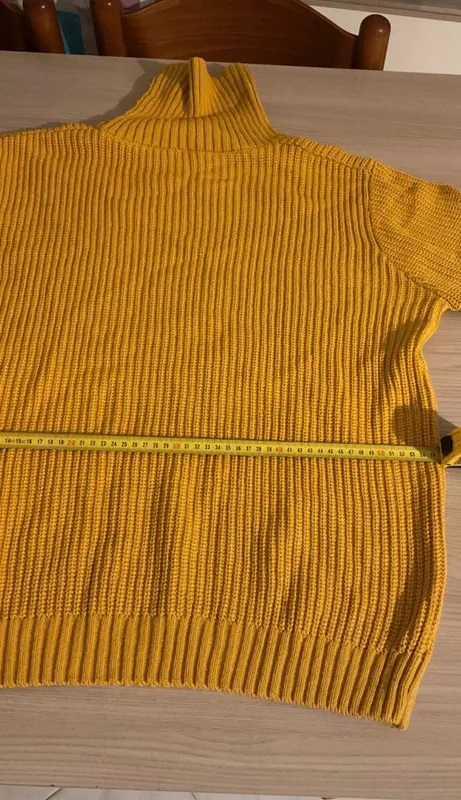 Maglione Dolcevita Giallo XL