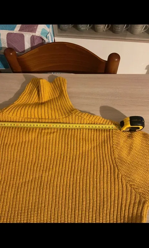 Maglione Dolcevita Giallo XL
