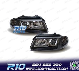 FAROS AUDI A4 B5 99-01 FONDO NEGRO
