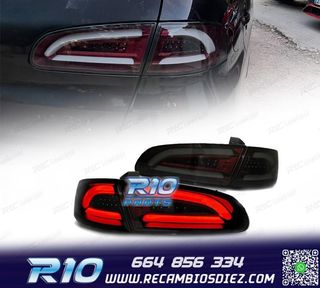 PILOTOS LED BAR SEAT IBIZA 6L 02-08 ROJO AHUMADO