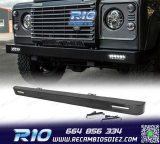 PARAGOLPES DELANTERO LAND ROVER DEFENDER 83-16 CON LUCES LED