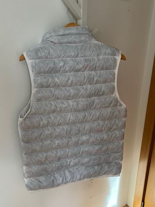 Chaleco Adidas plumífero blanco TallaXS