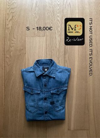 Camisa manga larga de hombre de G-Star Raw (S)