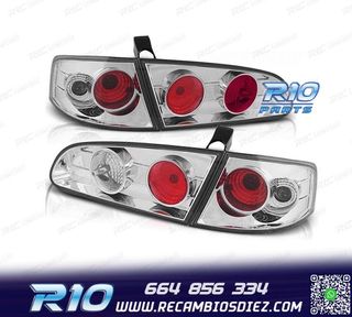 PILOTOS SEAT IBIZA 6L 02-08 FONDO CROMO