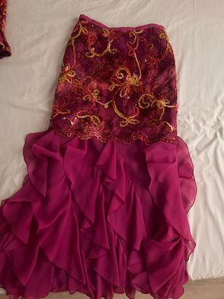 Vestido de fiesta largo bordado