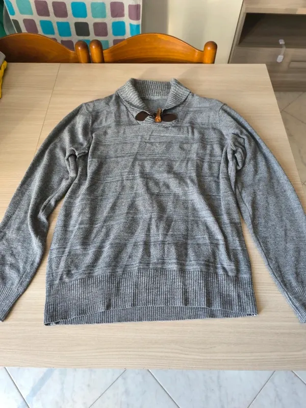 Maglione Uomo Grigio XL