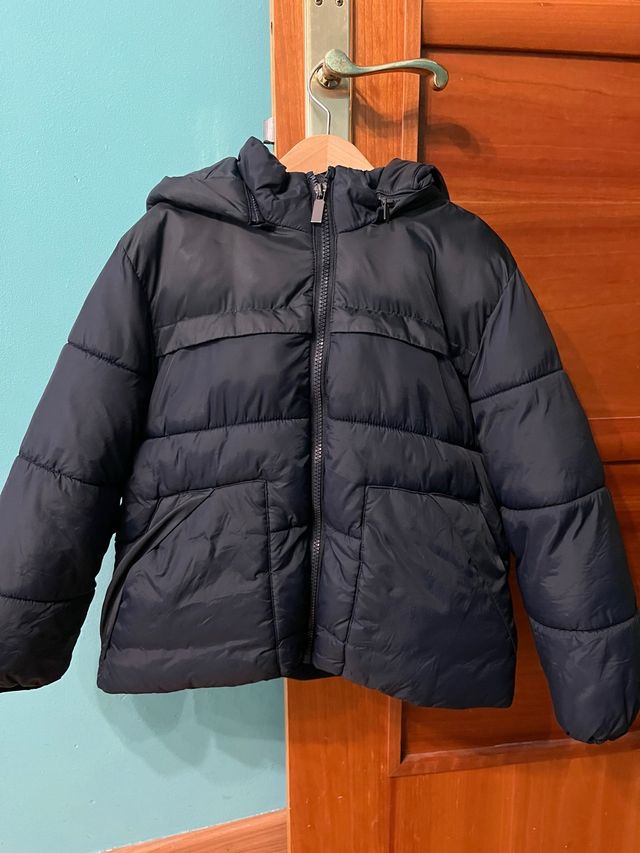 Abrigo niño T7-8 años azul marino