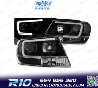 FAROS JEEP GRAND CHEROKEE 99-05 TUBE LIGHT NEGROS