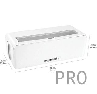 Caja organizadora de cables - Amazon Basics
