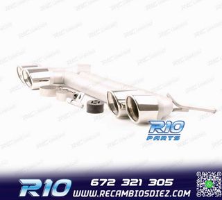 ESCAPE CON COLAS BMW F30 F31 11-18 LOOK M DOBLE