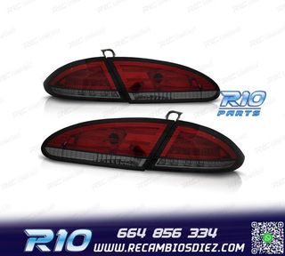 PILOTOS SEAT LEON 1P 04-09 LED ROJO AHUMADO