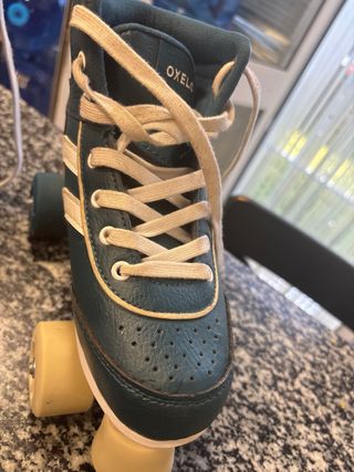 Patines 4 Ruedas Azul Marino Oxelo talla 36 