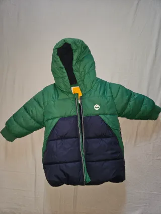 Giubbino Timberland bimbo verde e blu
