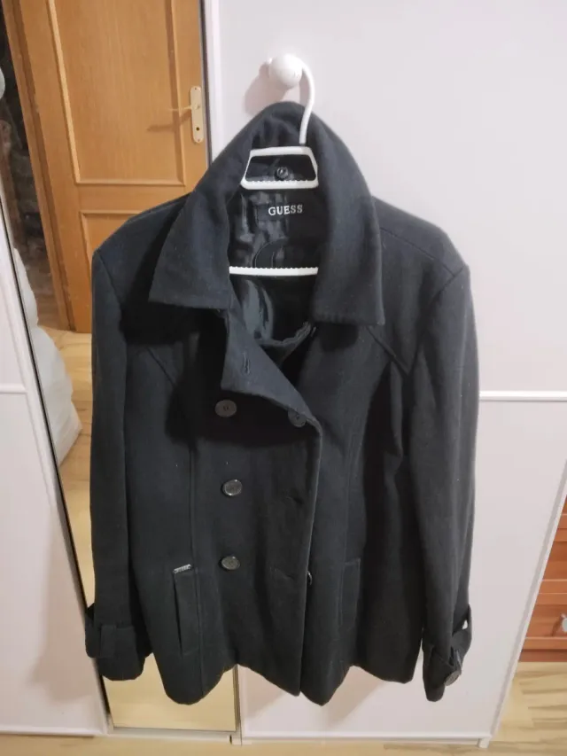 Chaquetón Guess Negro Mujer