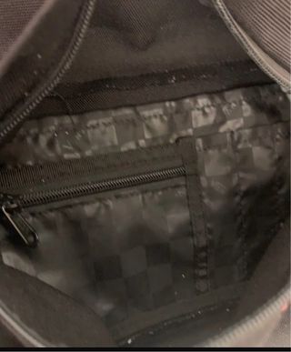 Mochila Vans Negra Diseño Rosa