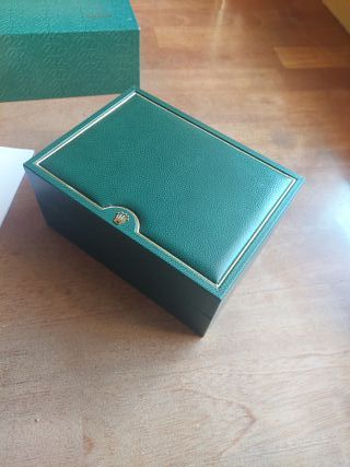 Dos Cajas de reloj Rolex verde