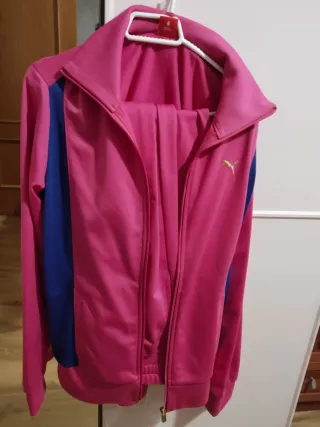 Chándal Puma rosa y azul