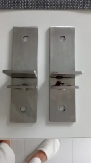 Balda de cristal para baño