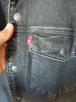 Chaqueta Levi's Sherpa Negra Talla M