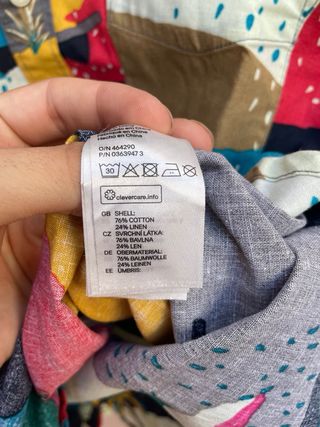 Camisa de H&M estampado de colores