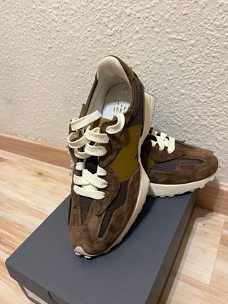 Zapatillas New Balance Marrón/Oliva Talla 40,5