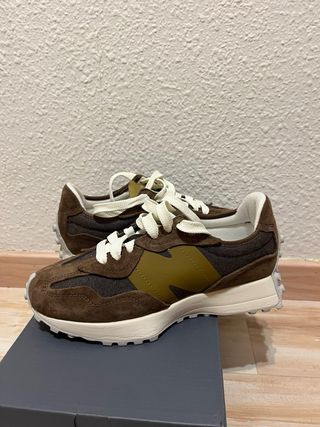 Zapatillas New Balance Marrón/Oliva Talla 40,5