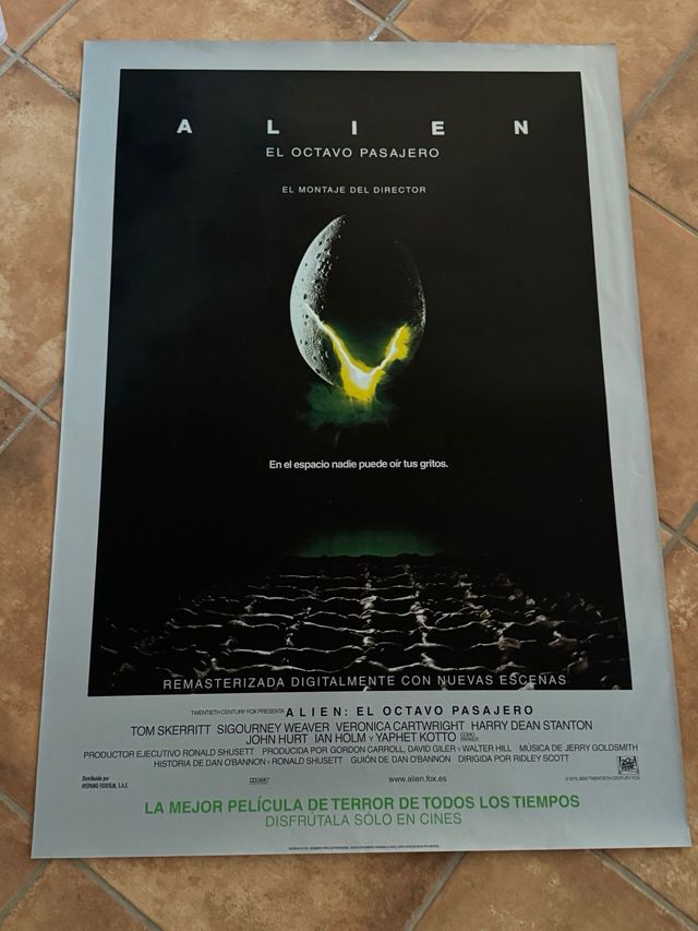 Cartel Alien El Octavo Pasajero Original 2003