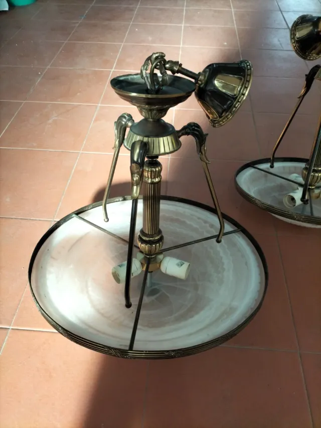 Lámparas de techo de latón