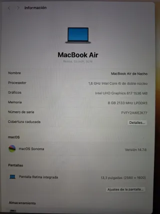 MacBook Air 13 Retina  2018 