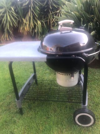 Barbacoa Weber Negra y Plateada