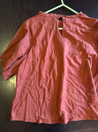 Blusa Kiabi naranja talla M