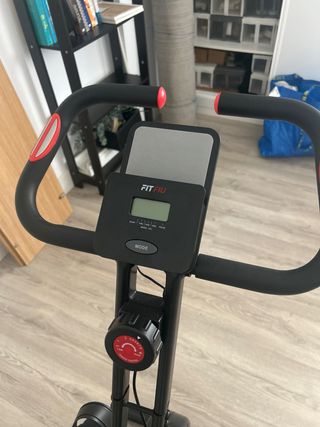 Bicicleta Estática Plegable Negra
