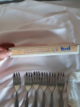 Set 12 forchette dessert Mepra Italia vintage