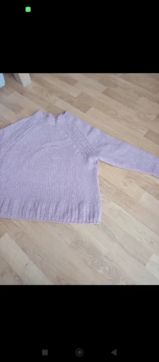 Jersey de punto rosa S - XS