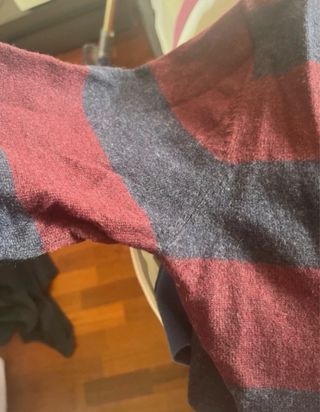Jersey CH Talla M Rayas Rojo y Azul