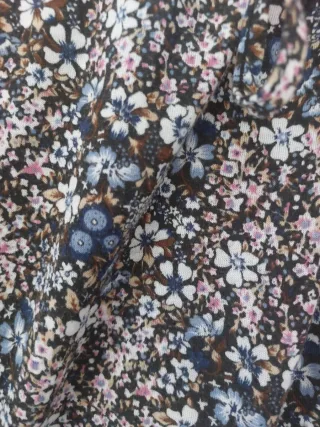 Blusa floral manga larga
