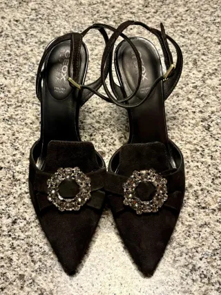 Zapatos de tacón Geox negros talla 39