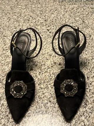 Zapatos de tacón Geox negros talla 39