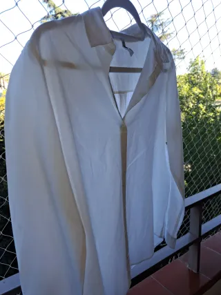 Camisa blanca Stradivarius Talla M