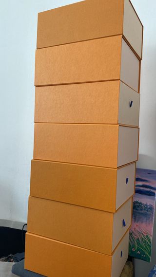 Cajas Louis Vuitton (Naranja/Beige)