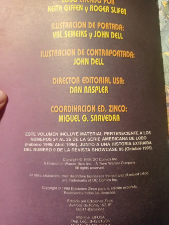 Cómic Lobo El Duelo 