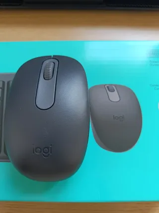 Ratón Inalámbrico Bluetooth Logi M196 Gris