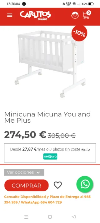 Minicuna Micuna You and Me Plus