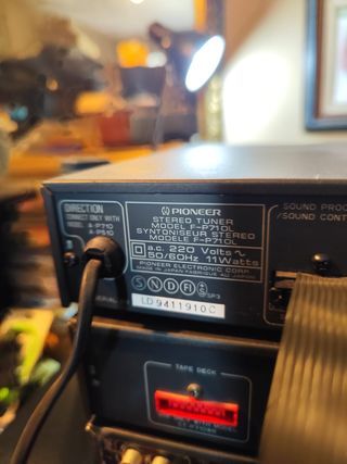 Pioneer A-P710 equipo