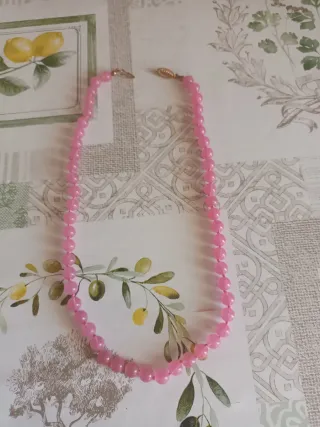 Collana donna rosa