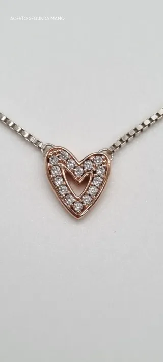 COLLAR DE PANDORA CORAZÓN A MANO ALZADA